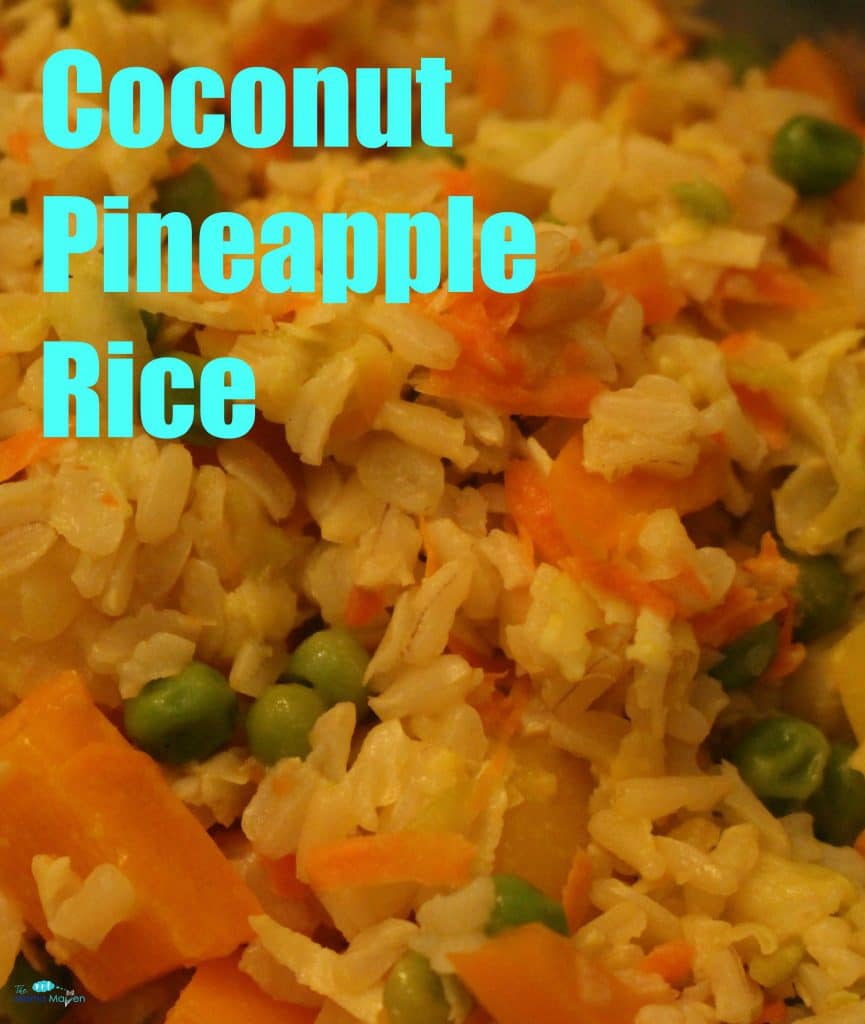 Coconut Pineapple Rice: Perfect For Entertaining @veeteeusa @KitchenIQ @casabellapin | The Mama Maven Blog @themamamaven