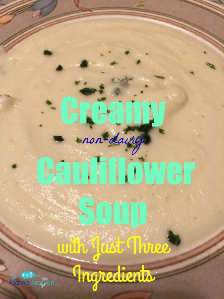 Creamy Non-Dairy Cauliflower Soup