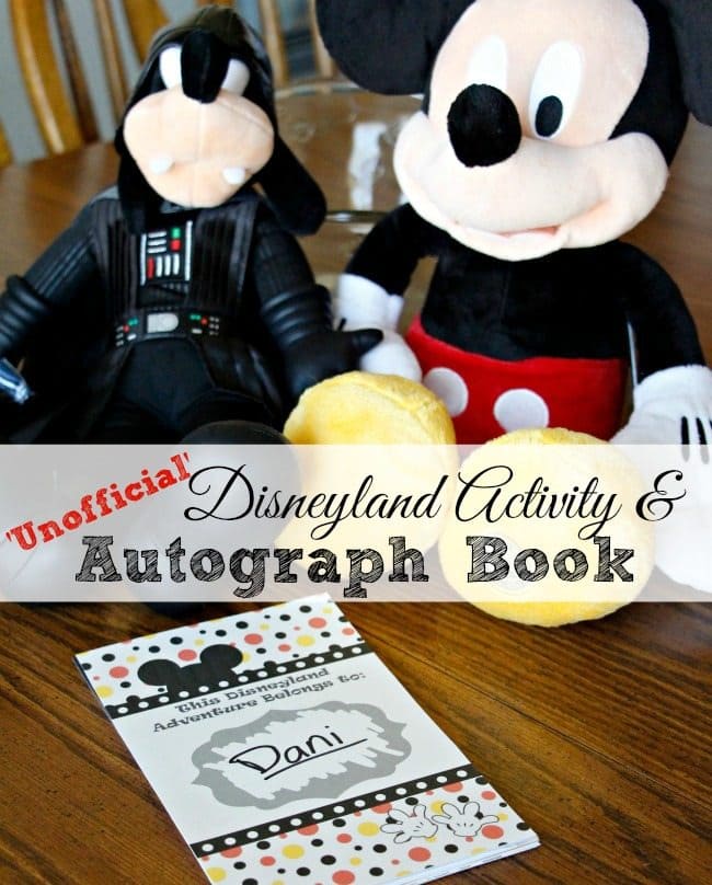 2016 Unofficial Disneyland Activity & Autograph Book by BusyMomsHelper | The Mama Maven Blog