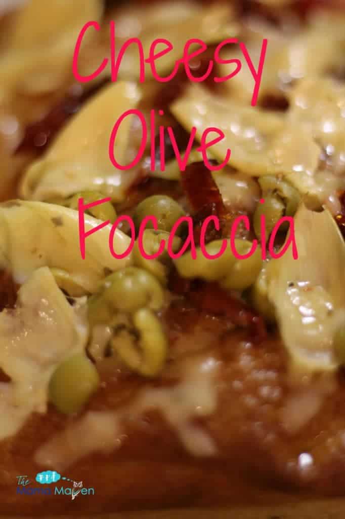 Cheesy Olive Focaccia with Sincerely Brigitte Cheese Recipe | The Mama Maven Blog