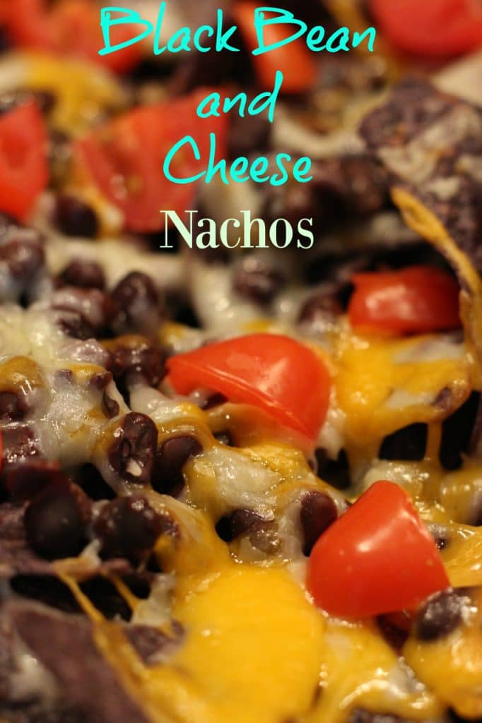 Black Bean and Cheese Nachos | The Mama Maven Blog