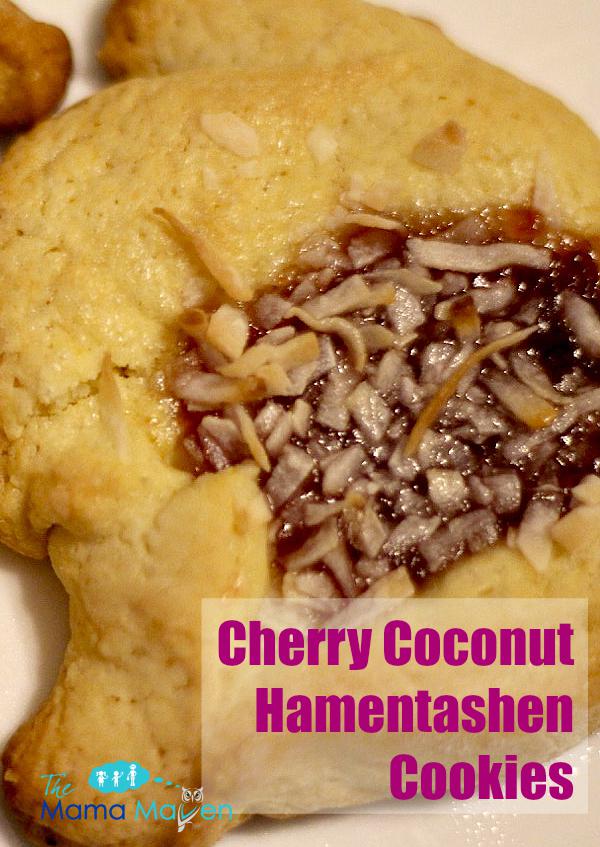 Cherry Coconut Hamentashen Cookies | The Mama Maven Blog