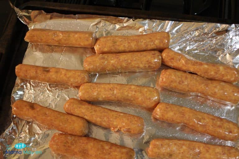 Baked Turkey Sausage and Peppers