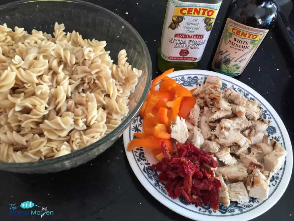 Chicken & Sundried Tomato Pasta Salad | The Mama Maven Blog