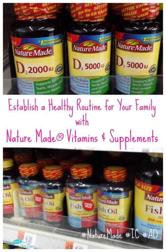 Establish a Healthy Routine for Your Family with Nature Made Vitamins & Supplements