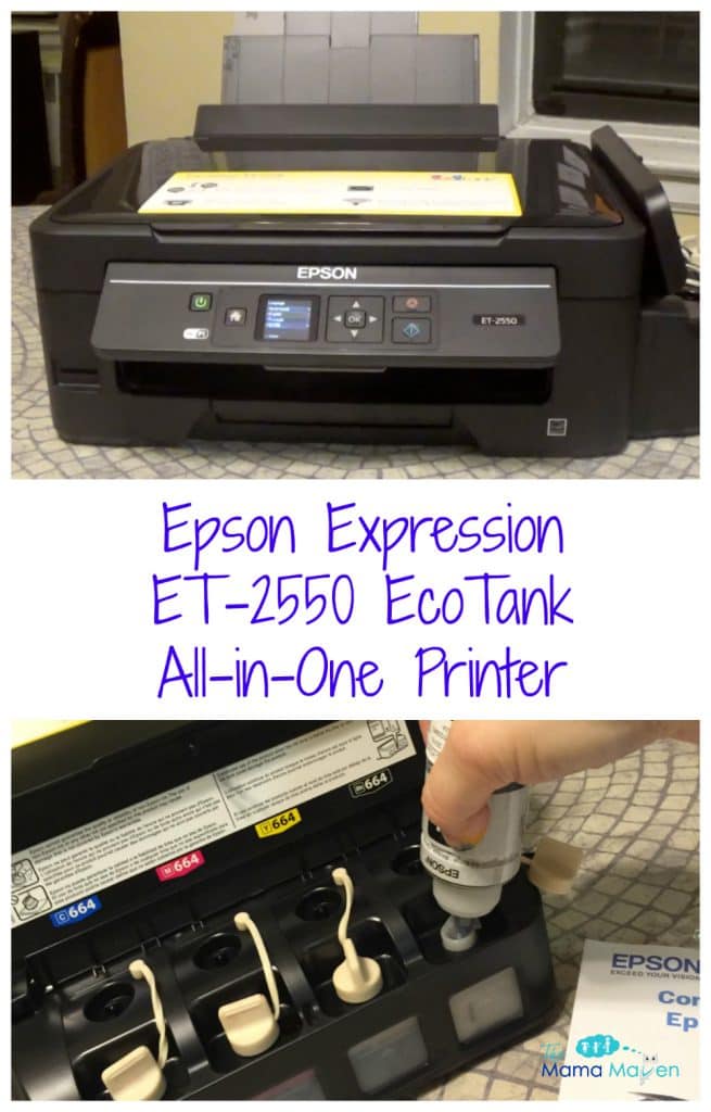 Epson Expression ET-2550 EcoTank  All-in-One Printer | The Mama Maven Blog