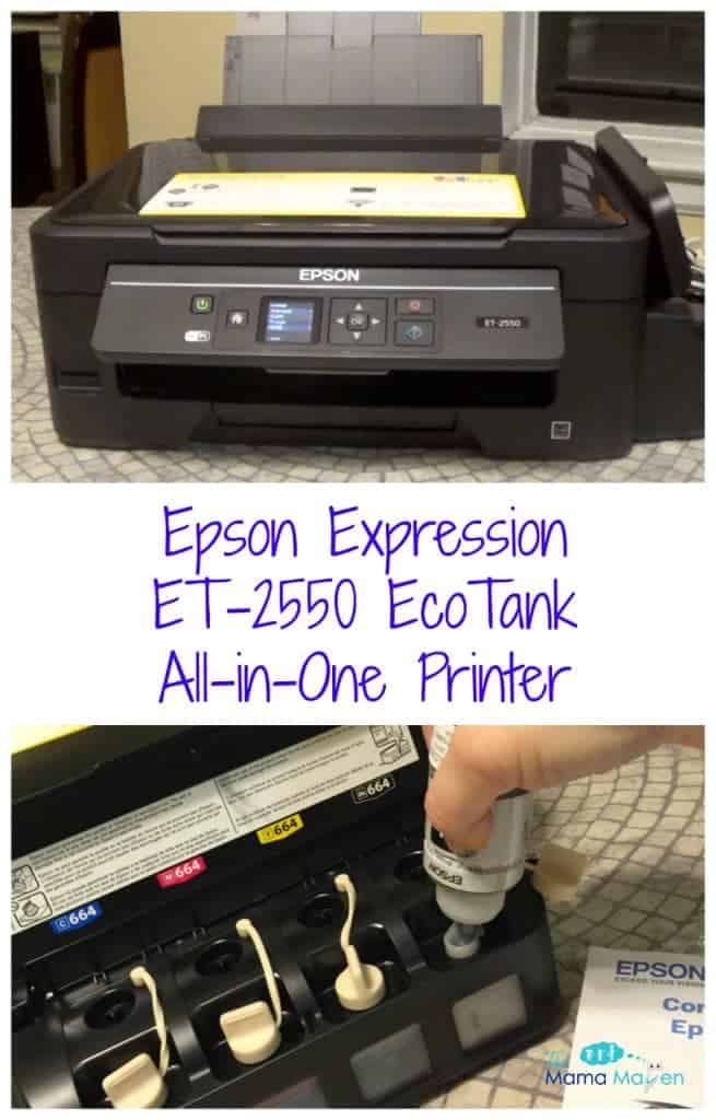 Epson Expression ET-2550 EcoTank  All-in-One Printer | The Mama Maven Blog