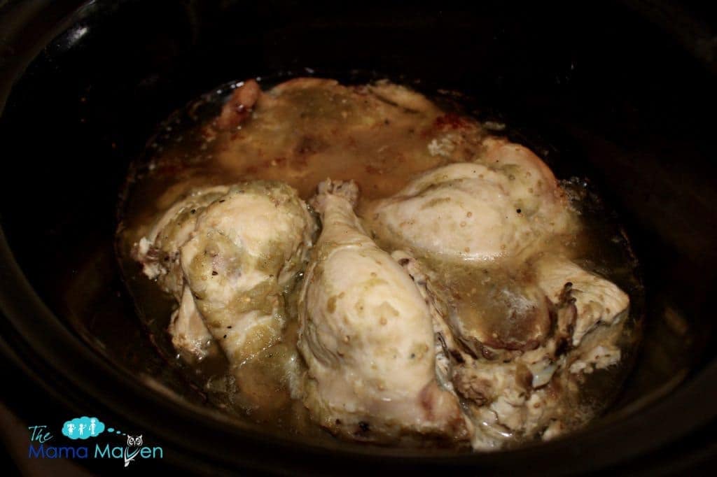 Slow Cooker Verde Salsa Chicken | The Mama Maven Blog