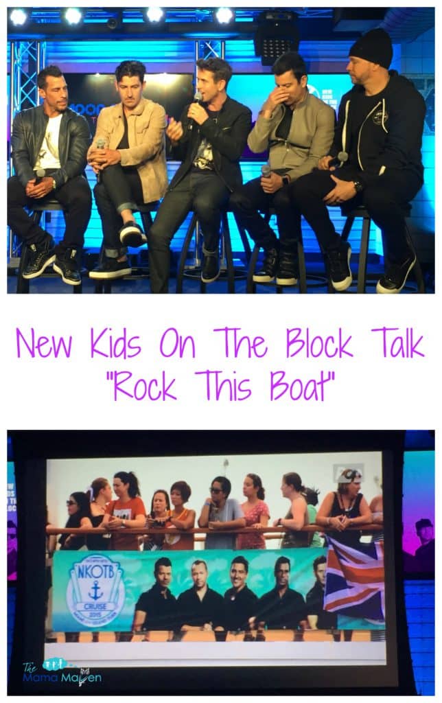 New Kids On The Block Talk "Rock This Boat" AD | The Mama Maven Blog