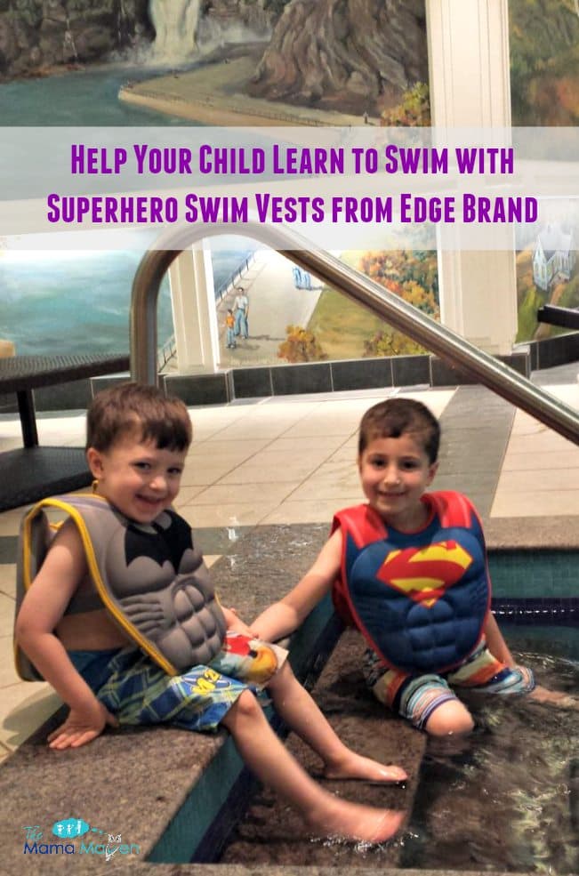 Help Your Child Learn to Swim with Superhero Swim Vests | The Mama Maven Blog