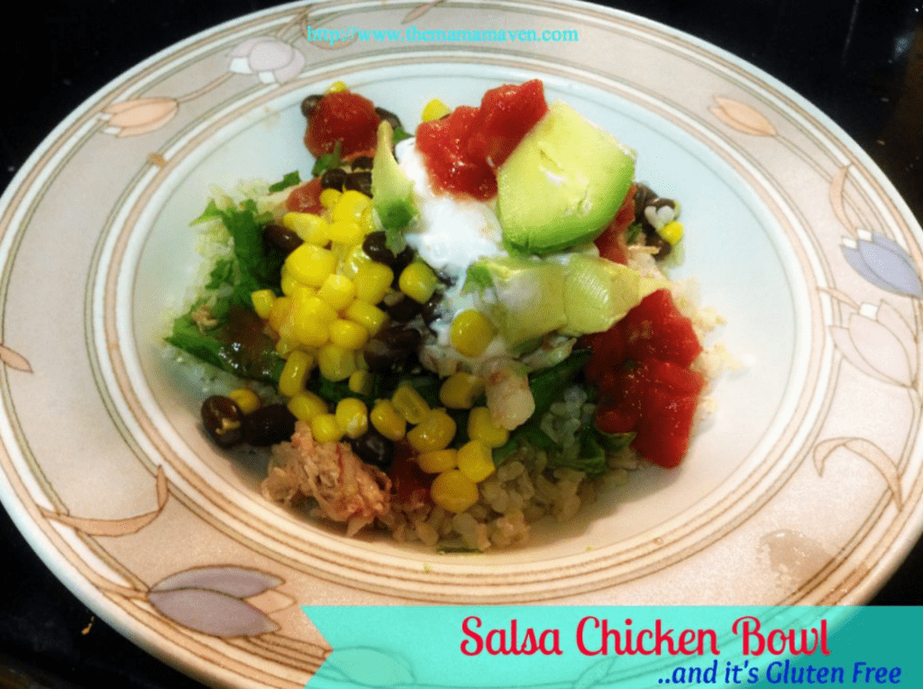 Salsa Chicken Bowl | The Mama Maven Blog
