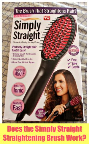 Simply Straight Hair Straightening Brush Review