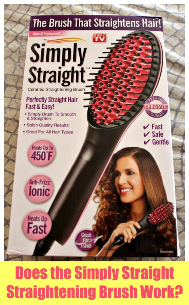 Does the Simply Straight Straightening Brush Work? #AD | The Mama Maven Blog