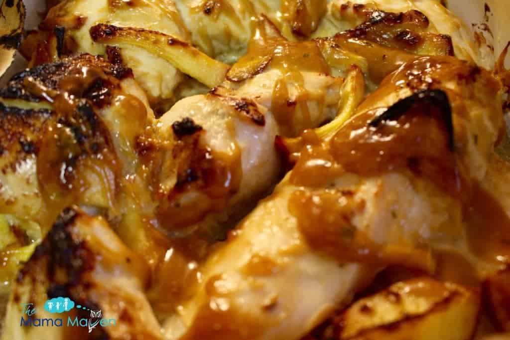 Honey Balsamic Peach Chicken with Peaches Marinade @Tessamaes09 #AD | The Mama Maven Blog