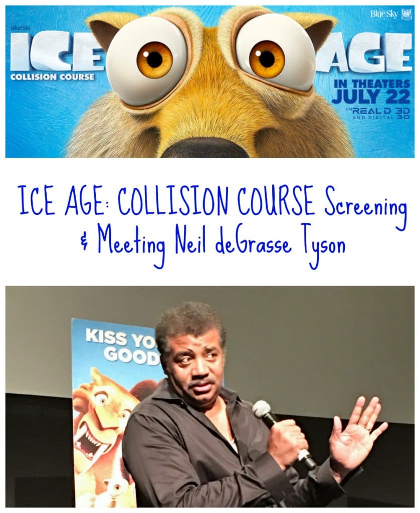 ICE AGE: COLLISION COURSE & Meeting Neil deGrasse Tyson by  @primetimeparent| The Mama Maven Blog