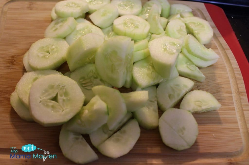 Cucumber Watermelon Salad #AD @tessemaes09 | The Mama Maven Blog