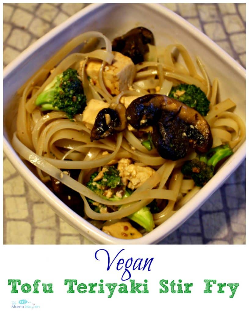 Vegan Tofu Teriyaki Stir Fry | The Mama Maven Blog | 