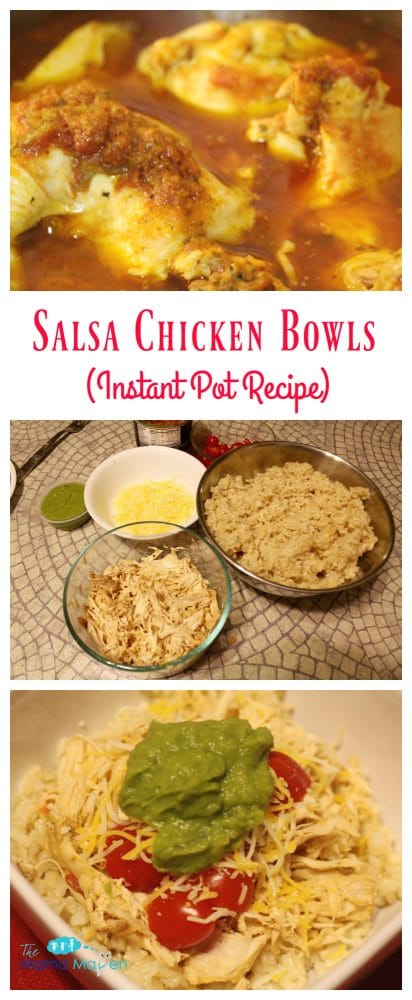Salsa Chicken Bowls: Instant Pot Recipe | The Mama Maven Blog