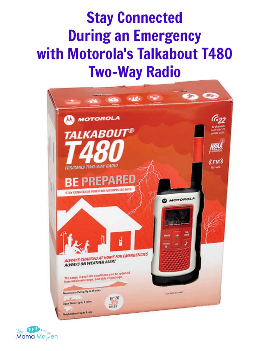 Stay Connected During an Emergency with the Talkabout T480 TwoWay Radio