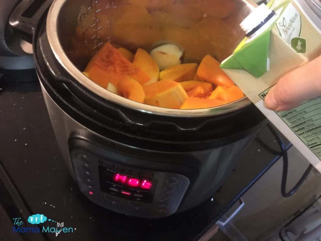 Butternut Squash and Apple Soup (Instant Pot) | The Mama Maven Blog