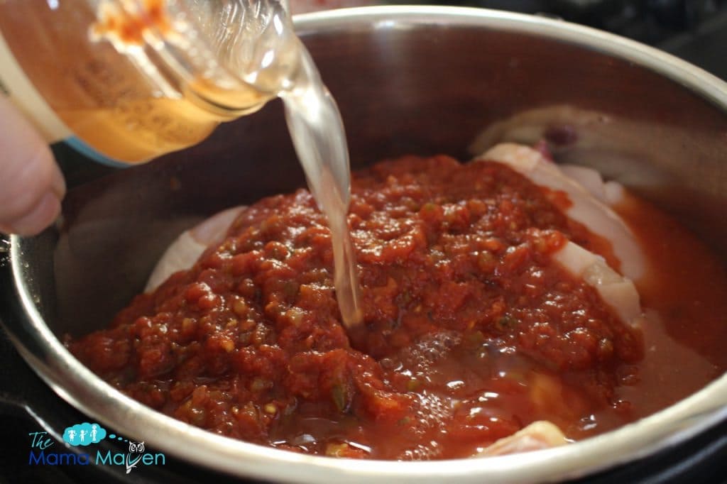 Instant Pot Recipe: Salsa Chicken | The Mama Maven Blog