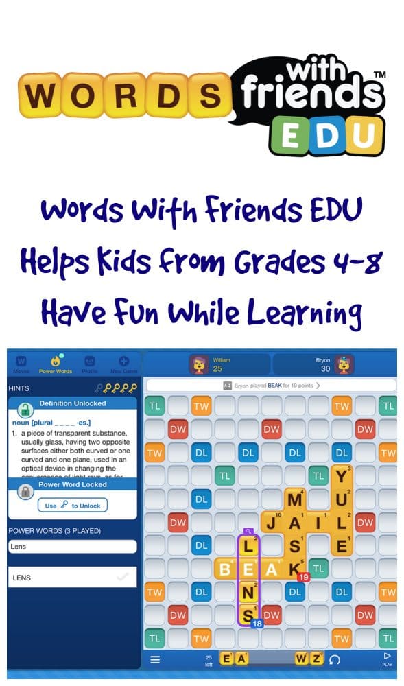 Word With Friends EDU Helps Kids from Grades 4-8 Have Fun While Learning | The Mama Maven Blog