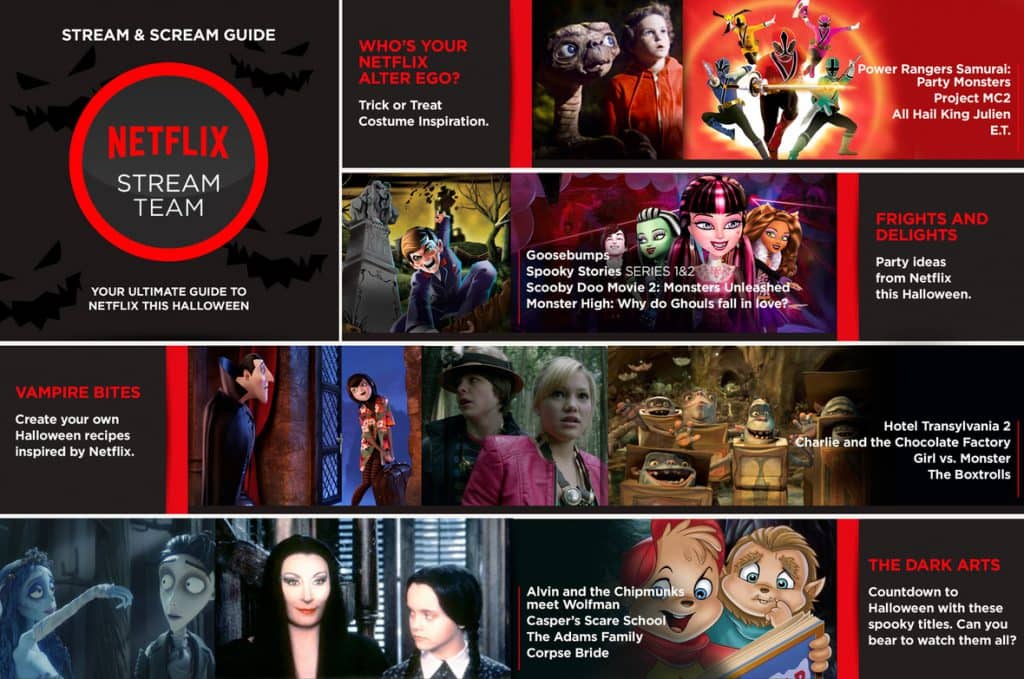 Stream and Scream Guide from Netflix #Streamteam