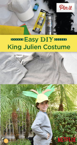 DIY King Julien Costume from OC Mom Blog #streamteam