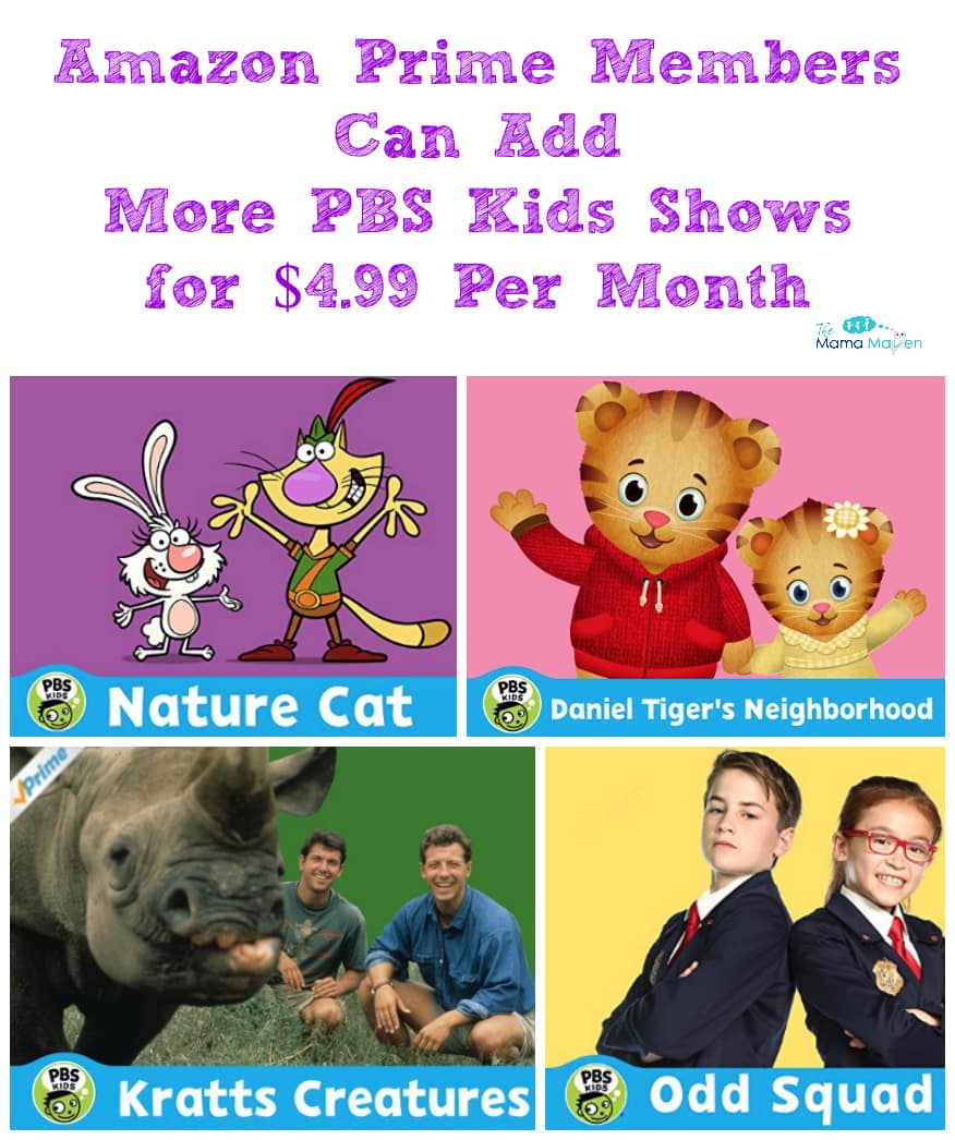 Amazon Prime Members Can Add More PBS Kids Shows to their Prime
