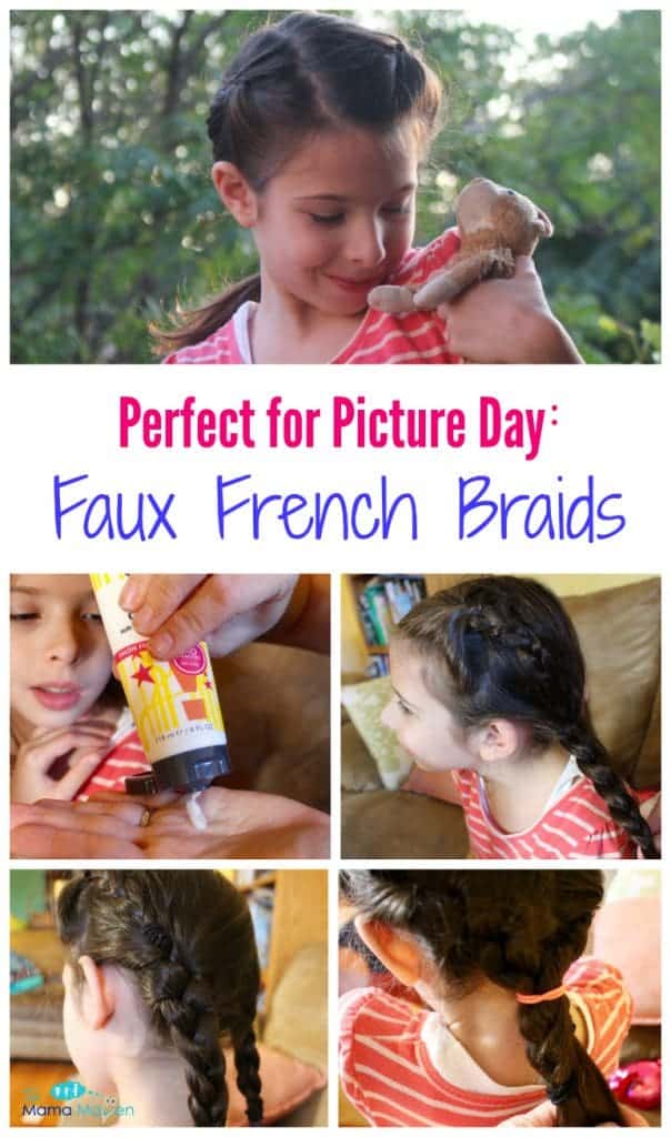 Faux French Braids for Picture Day | The Mama Maven Blog