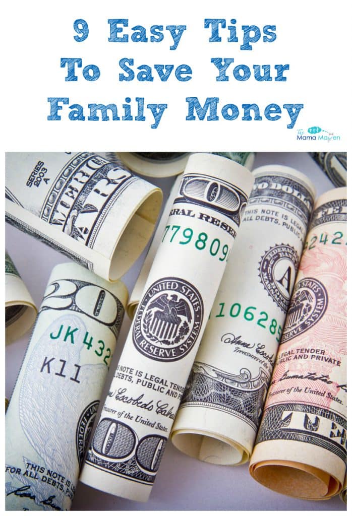 9 Easy Tips to Save Your Family Money #AD | The Mama Maven Blog