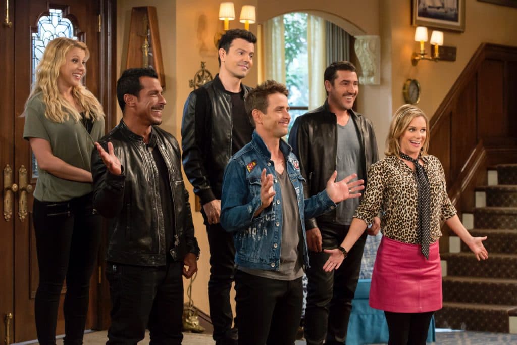 Wait - it's some of The New Kids On The Block on Fuller House Season 2!