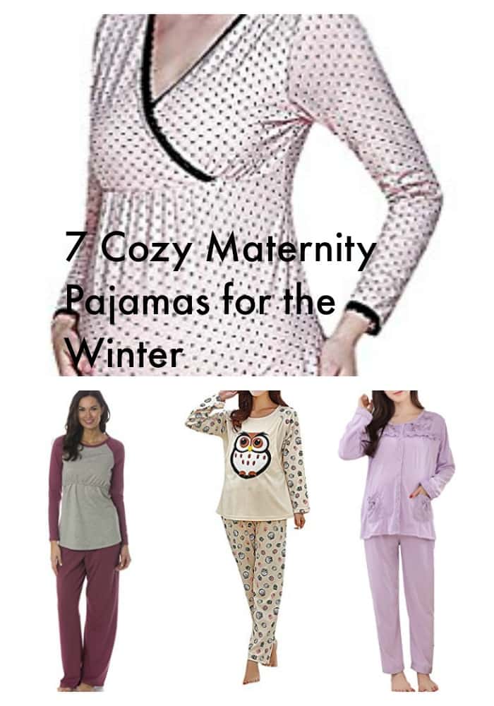 7 Cozy Maternity Pajamas for the Winter or Colder Climates | The Mama Maven Blog
