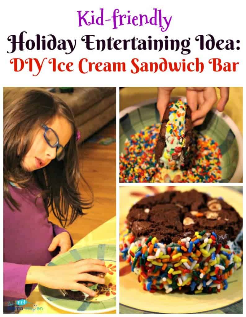 Kid-friendly Entertaining Idea: DIY Ice Cream Sandwiches #AD | The Mama Maven Blog