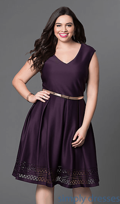 eggplant-a-line-dress