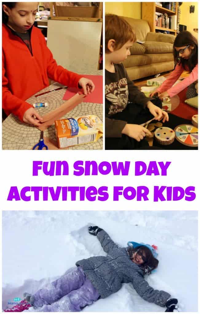 Fun Snow Day Activities for Kids #AD | The Mama Maven Blog