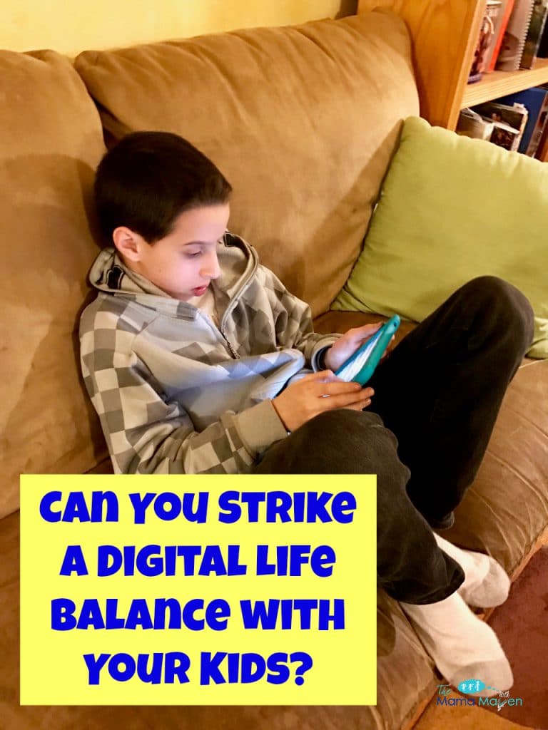 Can You Strike a Digital Life Balance with Your Kids? Screen Time App Can Help #AD | The Mama Maven Blog