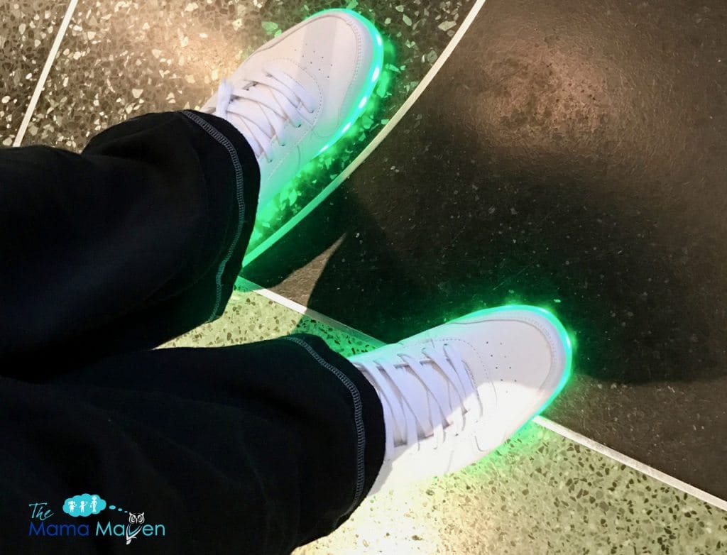 Neon Kyx LED Sneakers Can Light Up Your Days and Nights | The Mama Maven Blog
