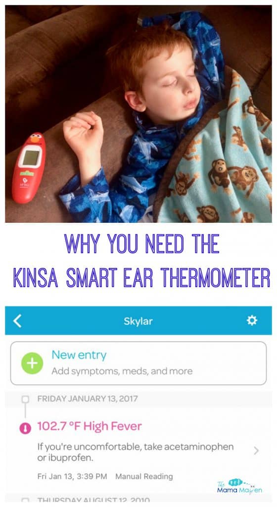 Why You Need the Kinsa Smart Ear Thermometer | The Mama Maven Blog