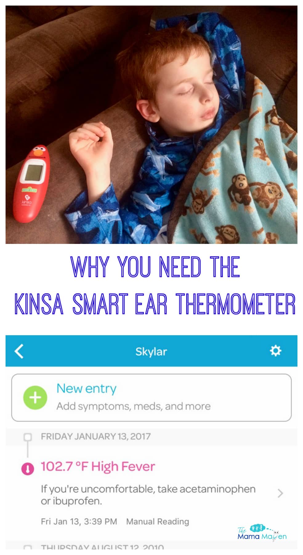 Sick Kids Happen! Why You Need the Kinsa Smart Ear Thermometer
