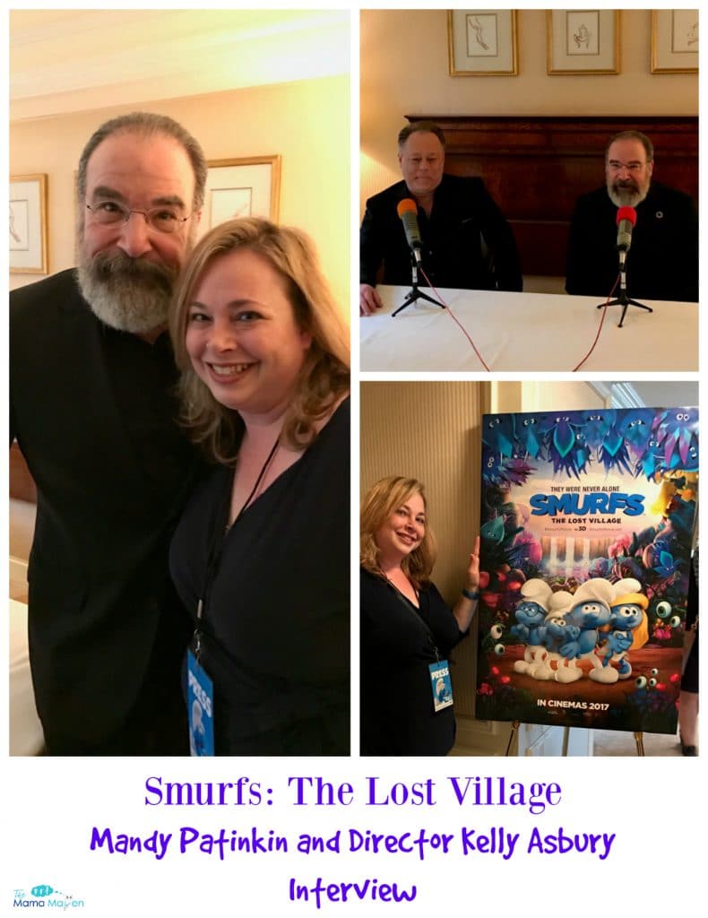 The Smurfs: The Lost Village - Mandy Patinkin and Director Kelly Asbury Interview | The Mama Maven Blog