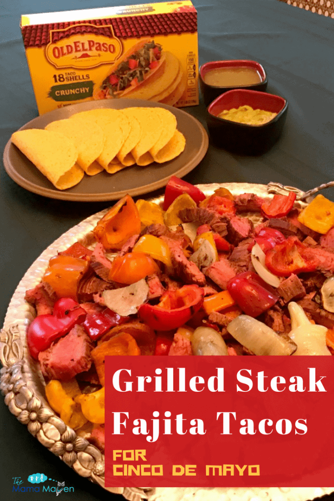 Grilled Steak Fajita Tacos for Cinco de Mayo #AD | The Mama Maven Blog