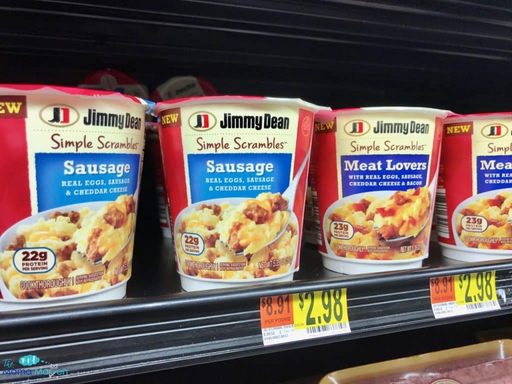 Jimmy Dean Simple Scrambles: Enjoy Your Protein on the Go | The Mama Maven Blog #simplescrambles #AD 