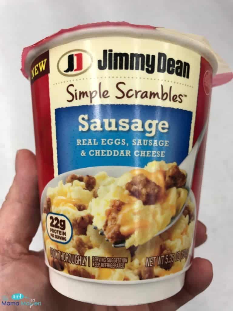 Jimmy Dean Simple Scrambles: Enjoy Your Protein on the Go | The Mama Maven Blog #simplescrambles #AD 