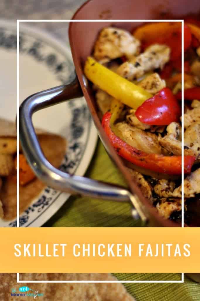 One Skillet Chicken Fajitas Recipe - An Easy Weeknight Meal