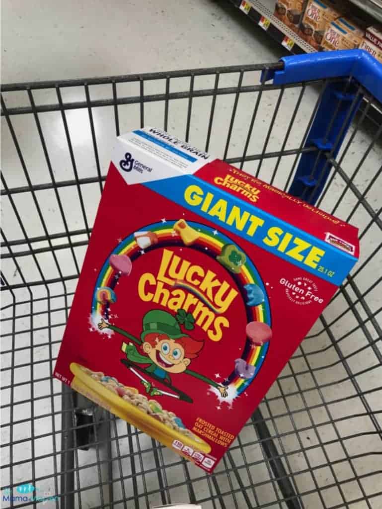 Enjoying Lucky Charms Cereal as our Weekend Breakfast Treat | The Mama Maven Blog