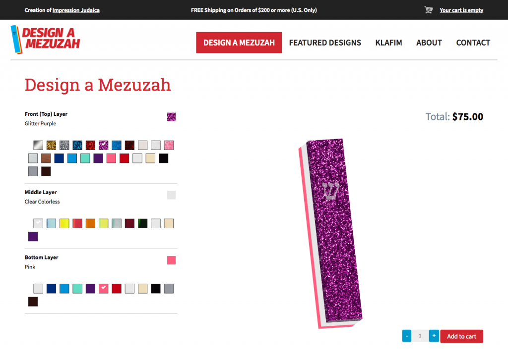 Looking for a Great Bar or Bat Mitzvah Gift Idea? Design a Mezuzah Is the Solution | The Mama Maven Blog