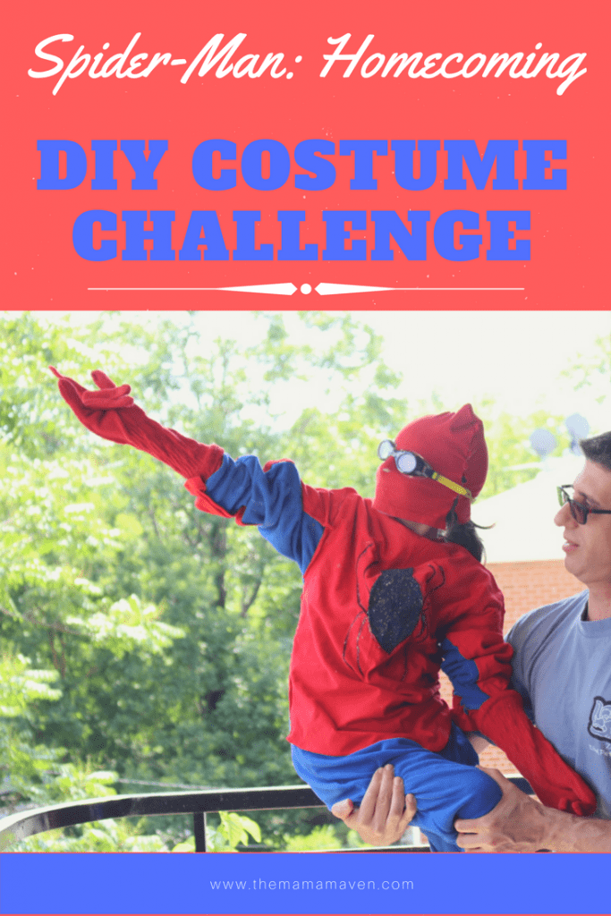 Spider-Man: Homecoming DIY Costume Challenge | The Mama Maven Blog
