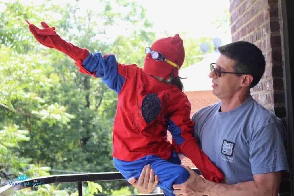 Spider-Man: Homecoming DIY Costume Challenge | The Mama Maven Blog