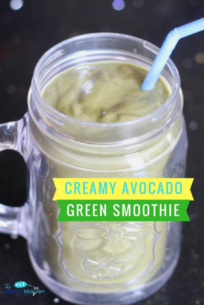 Avocado Green Smoothie Recipe #AD | The Mama Maven Blog